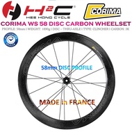 CORIMA WS 58 DISC CARBON ROAD WHEELSET SHIMANO (MADE IN FRANCE)