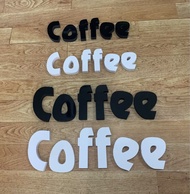 Coffee มี2สีดำกับขาว มี2ขนาด 6cmกับ8cm