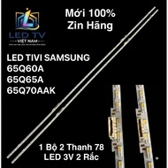 LED TV SAMSUNG 65Q60A/ 65Q65A/65Q70AAK (2 Bars 78 Led 3V 2 sprinklers) Zinc blue and white