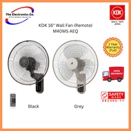 KDK 16" Wall Fan (Remote) M40MS AEQ