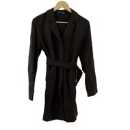 iBlues BLUE Coat Size 3 dark Brown Women Long sleeves Direct from Japan Secondhand