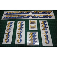 BMX Boss USA Decal Transparent Printed Sticker