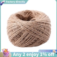 100 Meter - Natural Textured Hessian Jute Twine String 1mm