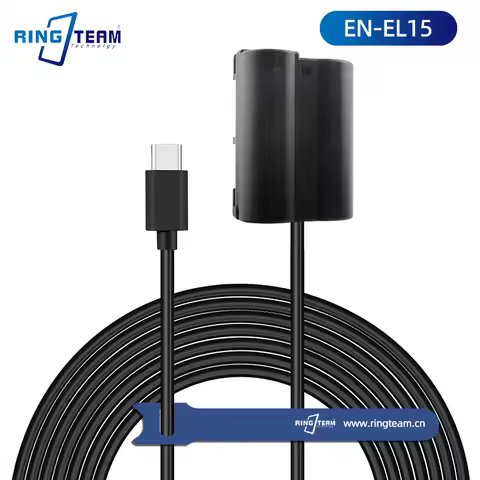 EP-5B USBC Type-C EN-EL15 Dummy Battery Power Adapter DC Coupler For Nikon D500 D600 D610 D750 D780