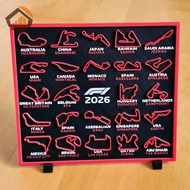 CheeseArrow 2026 Formula 1 Calendar F1 With Stand Racing Desk Calendar Ornament Home Office Desktop 