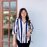 Sinhin Y2K - ASOKA JUMBO WOMEN'S BIGSIZE RAYON KOREAN BLOUSE