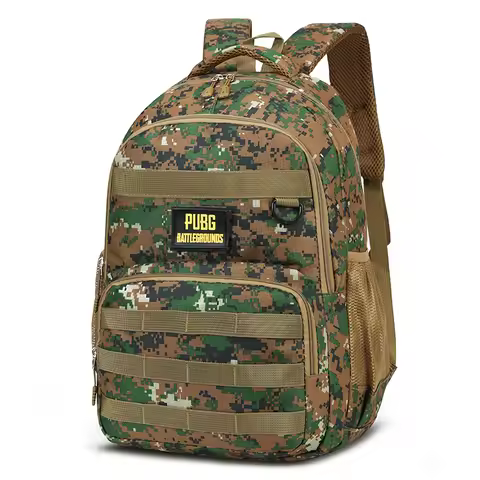 Camouflage large-capacity backpack - zipper closure, hiking, traveling, outdoor adventure backpack