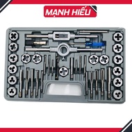 Bộ Taro Tạo Ren 40 Chi Tiết Thép Hợp Kim Cao Cấp M3-M12 Hàng Chính Hãng