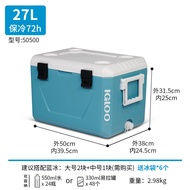 นําเข้าiglooฉนวนกันความร้อนcoolerกล่องตู้เย็นตกปลาทะเลกลางแจ้งcampingรถติดตั้งเย็นถังน้ําแข็ง