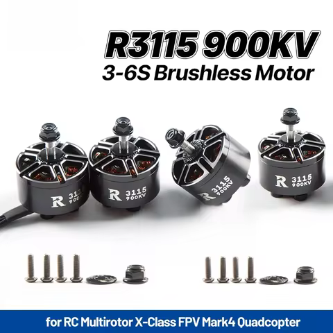 R3115 900KV 3-6S Brushless Motor for RC Multirotor X-Class FPV Cinelifter Taurus X8Pro Protek60 FPV 
