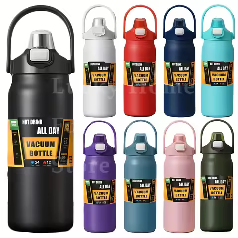 Stainless Steel Thermo 84oz Bottle 1.2/1.5/2.5Large Capacity Thermo Water Portable Vacuum Mug Thermo