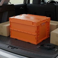Solid Color 50L Plastic Crate Wholesale Supply Plastic Folding Crate Thickened Material for Logistic