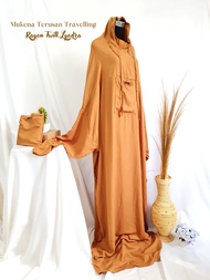 Mukena Terusan Dewasa Lyodra Traveling Rayon Twill