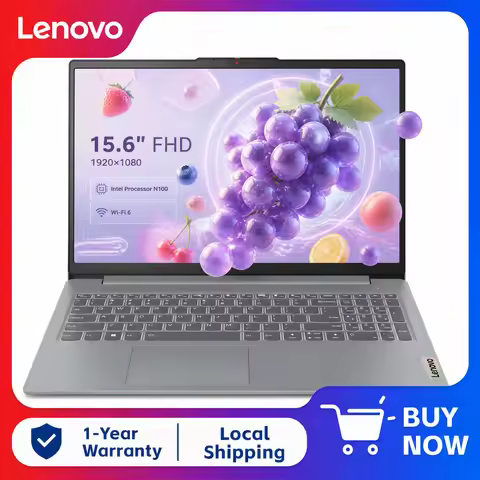 Lenovo IdeaPad Slim 3i 15.6" Full HD Laptop, Intel N100, 4GB RAM, 128GB SSD, Windows 11 Home , Arcti