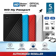 Western Digital WD External Hard Drive 2TB /1TB WD HDD My Passport USB 3.0 Portable Hard Drive Exter