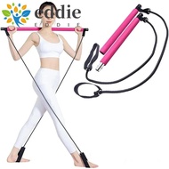 26EDIE1 Pilates Bar Kit, Multifunctional With Ab Roller Pilates Sticks, Strength Training Stretching Workout Adjustable Yoga Resistance Bands Gym