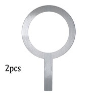 2Pcs Stainless Steel Creme Brulee Milk Tea Baking Ring Coffee Baking Cover Penutup Pembakar Kopi
