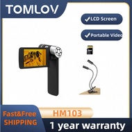 TOMLOV Portable Handheld Digital Microscope 4 Inch LCD Screen for Photography or Portable Video Micr