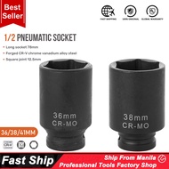 1/2" Torx Socket Wrench Head 78mm/3“ Air Pneumatic Socket Wrench Head 36/38/41mm Impact Long Socket