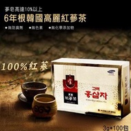 韓國6年根韓國高麗紅蔘茶