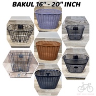 BASKET BICYCLE FULL SET BAKUL BASIKAL MTB LAJAK