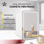 8L Mini Fridge Mirror Cosmetic Refrigerator Car Household Mini Refrigerator Beauty Mask Skin Care Cosmetics Mini Fridge K5PV