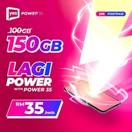 Simkad Postpaid YES Power RM35 150GB Unlimited Data Hotspot 4G 5G