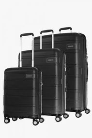 LITEVLO 行李箱3件套裝 (20/25/32吋) - 黑色