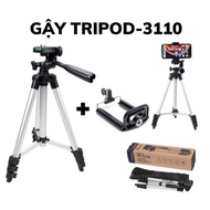 Chân Máy Ảnh Máy Quay Giá đỡ Tripod điện thoại TF-3110 khung nhôm cao cấp chắc chắn cao đến 102cm