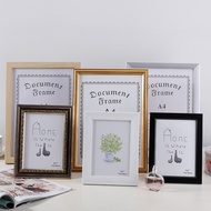 Plastic Photo Frame Manufacturer Swing Table Wall Hanging Business License A3A4 Document Frame 40cm 
