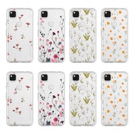 Hollowed Out Flower Pattern Casing For Google Pixel 3 2XL 3a 3XL 4a 5G 5 Fresh Style Luxury Ultra Thin Clear Cell Phones Case