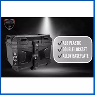 ➵ ╱ ▬ NIWRA F2 Raptor A2 Antares ABS HARD PLASTIC DUHAN  HNJ MC Top Box ALLOY Design 45L