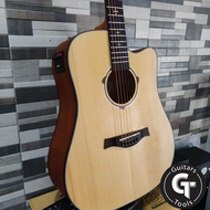 กีตาร์โปร่งไฟฟ้า Acoustic Guitar Sqoe WD-66c EQ