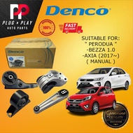 QUALITY DENCO ENGINE MOUNTING SET PERODUA BEZZA 1.0 / AXIA (2017~) (MANUAL)