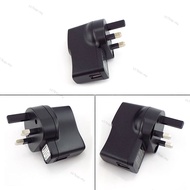 UK plug 3pin 100V-240V AC to USB Port DC Power Supply 5V 1A 2A 3A Adapter Charger Charging  17MY1