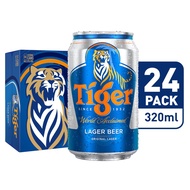 Tiger Lager Beer Can, 24 x 320ml