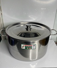 Nồi inox Tithafac sử dụng được mọi loại bếp SIZE LỚN (32CM - 40CM) nồi inox cao cấp - dụng cụ nhà bế