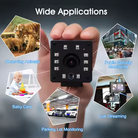 ELP 3MP WDR Mini USB Camera Aptina AR0331 IR LED Infrared Webcam PC Camera with Mini Housing USB Cam