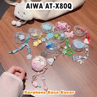 【Future star】For AIWA AT-X80Q Case Fresh Cartoon Series Soft Silicone Earphone Case Casing Cover
