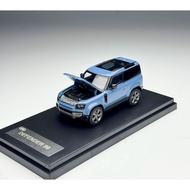 MYBRICKSTORE LCD 1:64 Blue Defender 90 SUV ORV Sports Model Diecast Metal Car New Collection