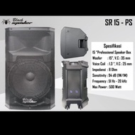 Speaker Pasif Black Spider 15 Inch Black Spider SR 15PS  SR15PS