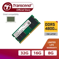 Transcend JetRam DDR5 4800MHz Notebook Memory RAM (8GB/16GB/32GB)