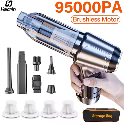 Car Vacuum Cleaner Powerful Wireless car vacuum cleaner 95000PA Strong Suction Handheld Wireless Veh