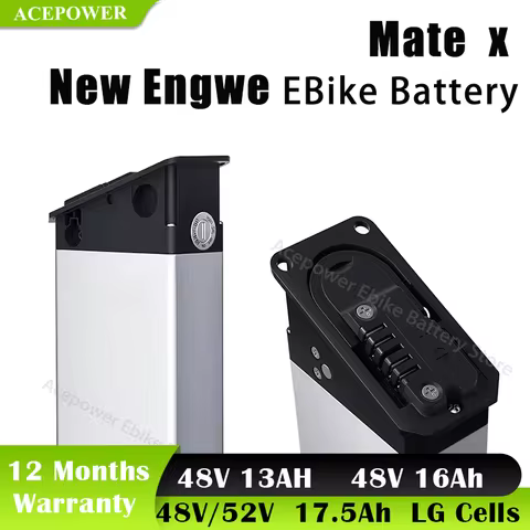 48V Engwe EP-2 Pro Engine X MATE X Jinghma R7 Pro Electric Bikes High Capacity 48V 13Ah 16Ah 17.5Ah 
