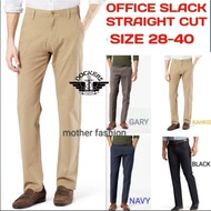 Dockers Seluar Slack Straight Cut Unisex Long Pant Good Quality Kain Bergetah Size 28-40 Harga Murah