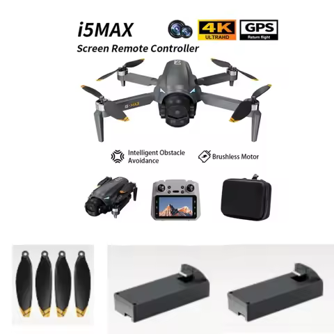 i5MAX Drone I5 MAX Drone Battery 3.7V 2000MAH Battery/Propeller For i5MAX RC Drone Drone Battery Bla
