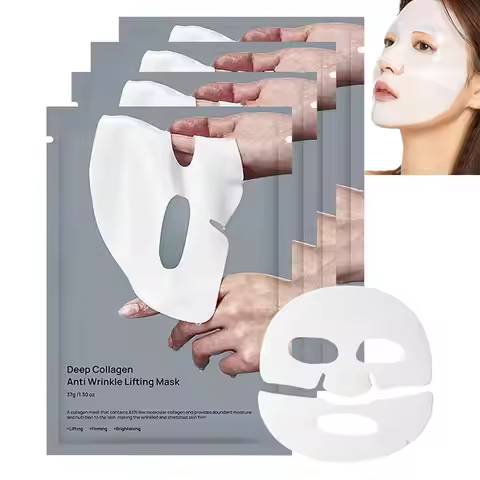 Deep Collagen Anti Wrinkle Lifting Mask Collagen Face Mask Overnight, Deep Collagen Mask for Lifting