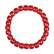 【正佳珠寶】帝王硃砂 頂級蘋果老型珠 7x8mm 帝王硃砂手珠