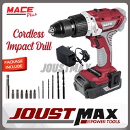 Mace Plus MT-CD21V/T Rechargeable Cordless Impact Hammer Drill 2.0Ah Lithium Battery with Accessorie