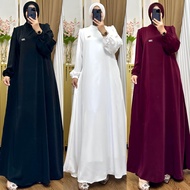 Gaamis Mewah Marbela sutra silk / gamis cantik modern